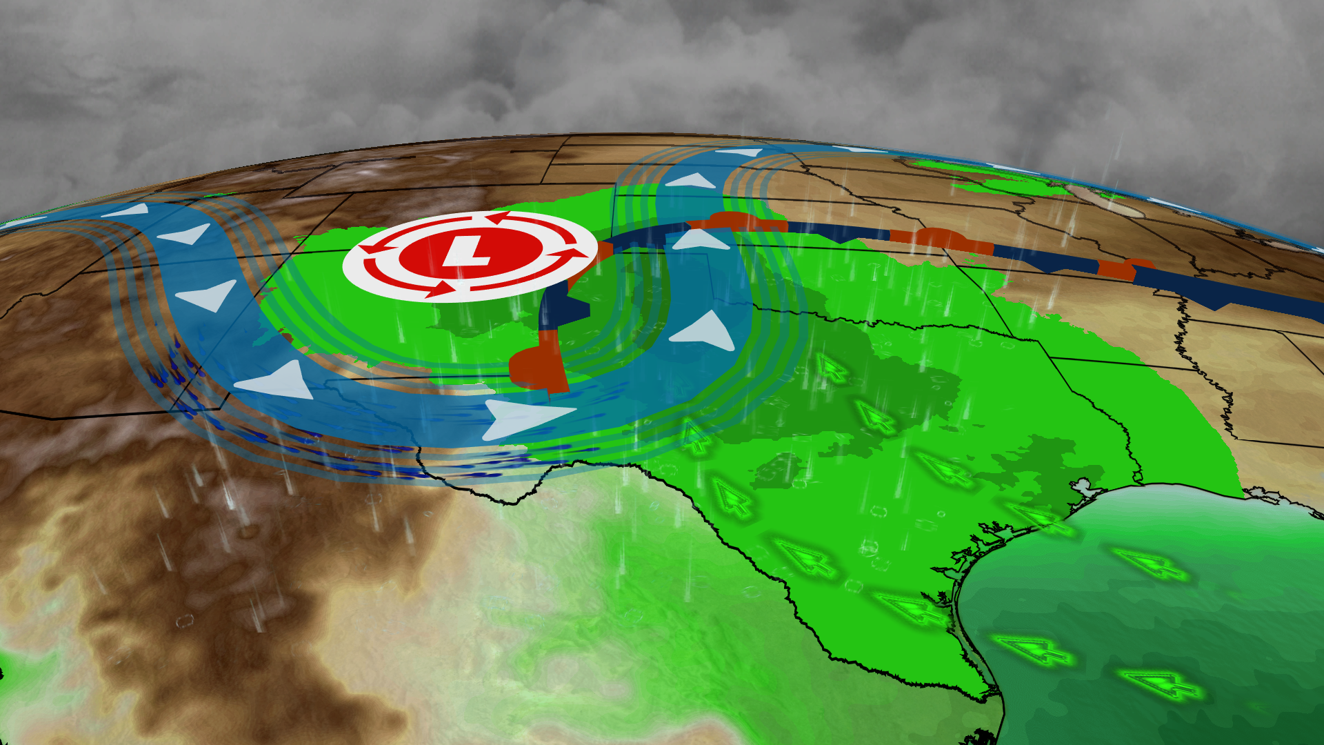 Rainmaker Storm To Cross Southern Plains