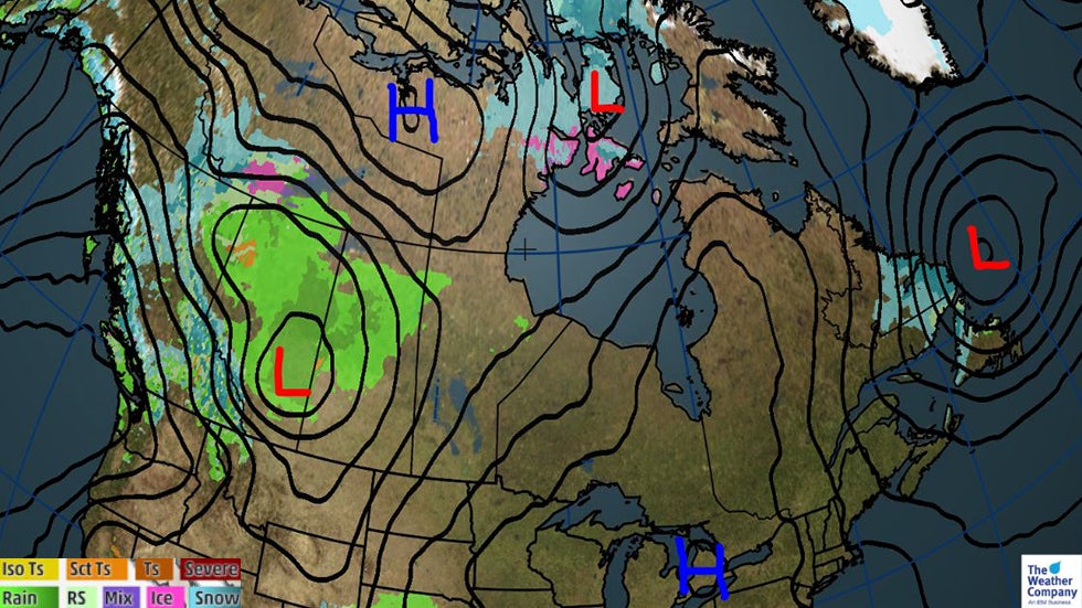 Rainy Weekend Ahead for Vancouver, Calgary and Edmonton