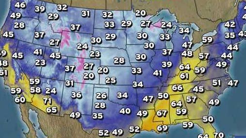 Big Warm Up Follows Wednesday's Record Lows