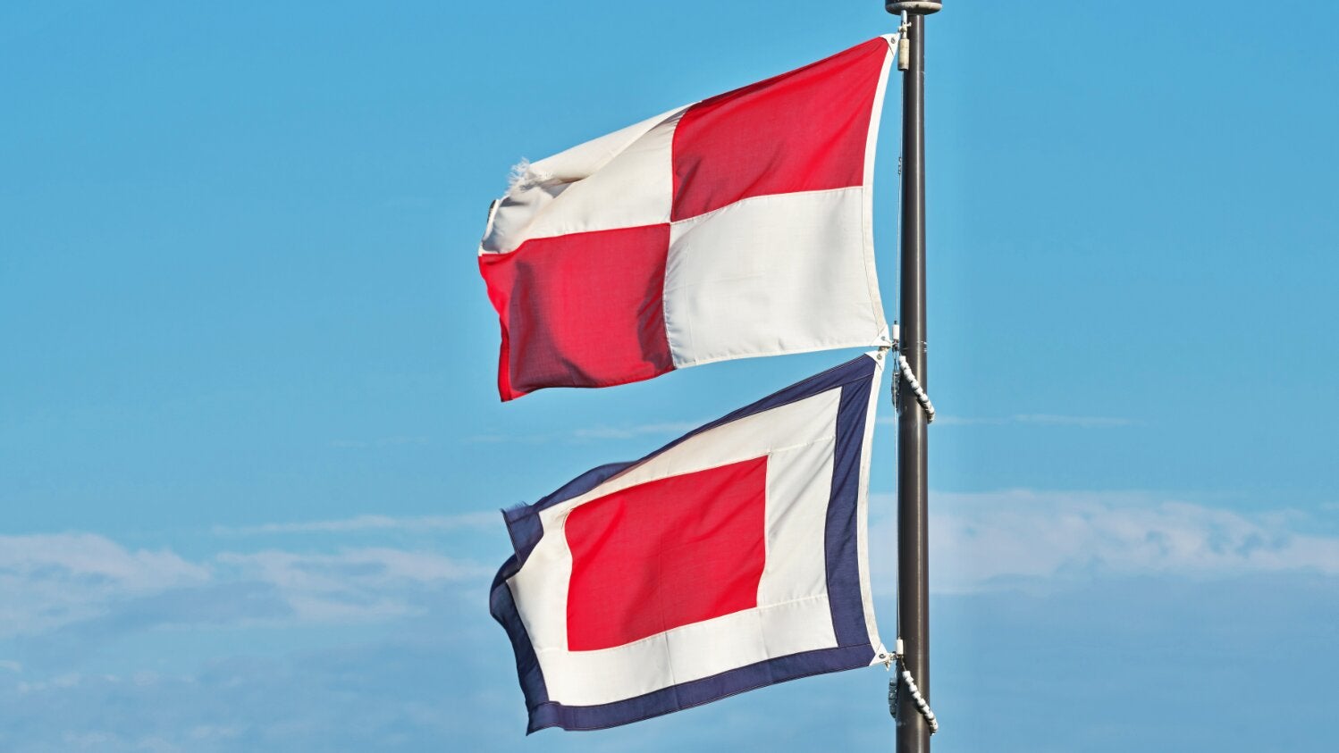 red white flag