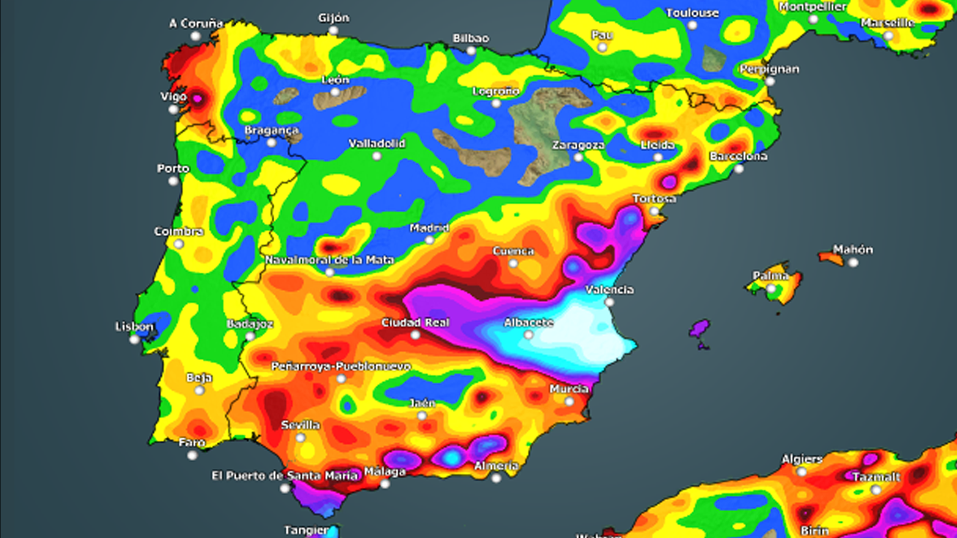 Land unter in Valencia Spanien droht neues Unwetterchaos