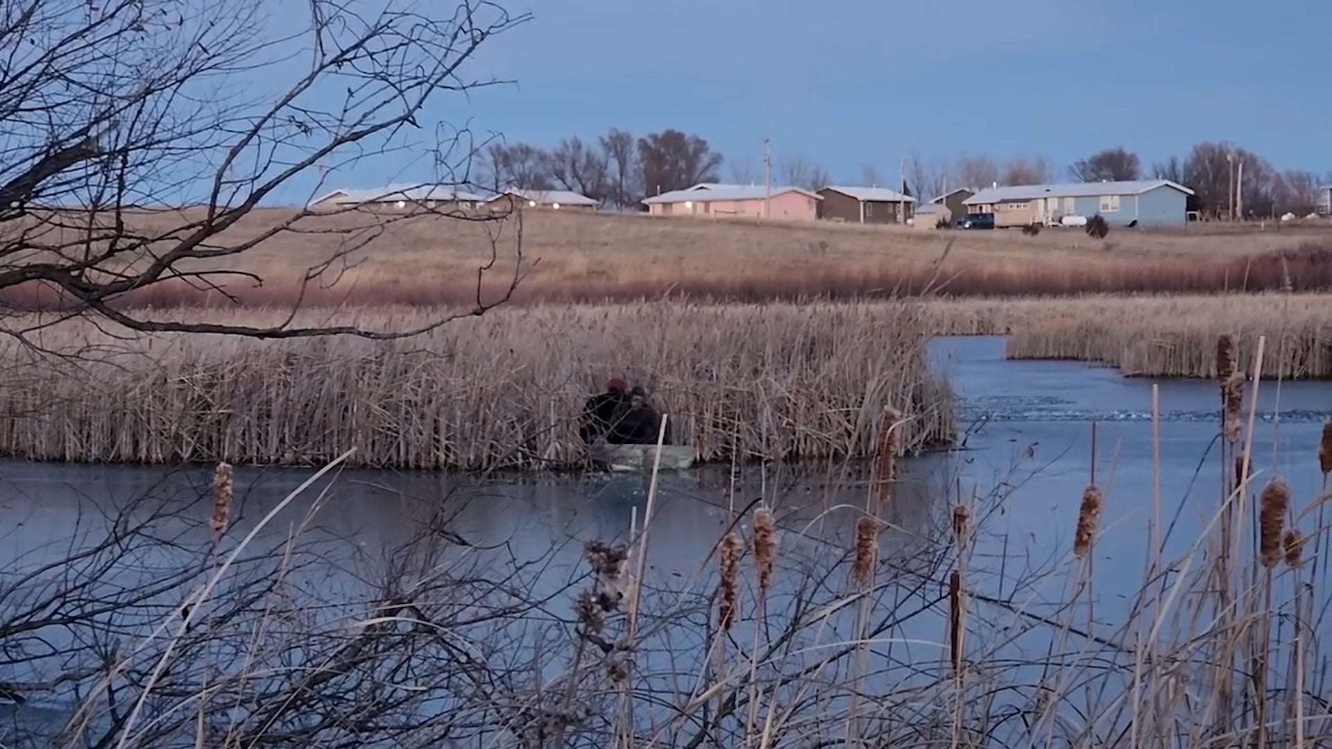 Two Kids Rescued From SemiFrozen Dam In South Dakota Videos from The