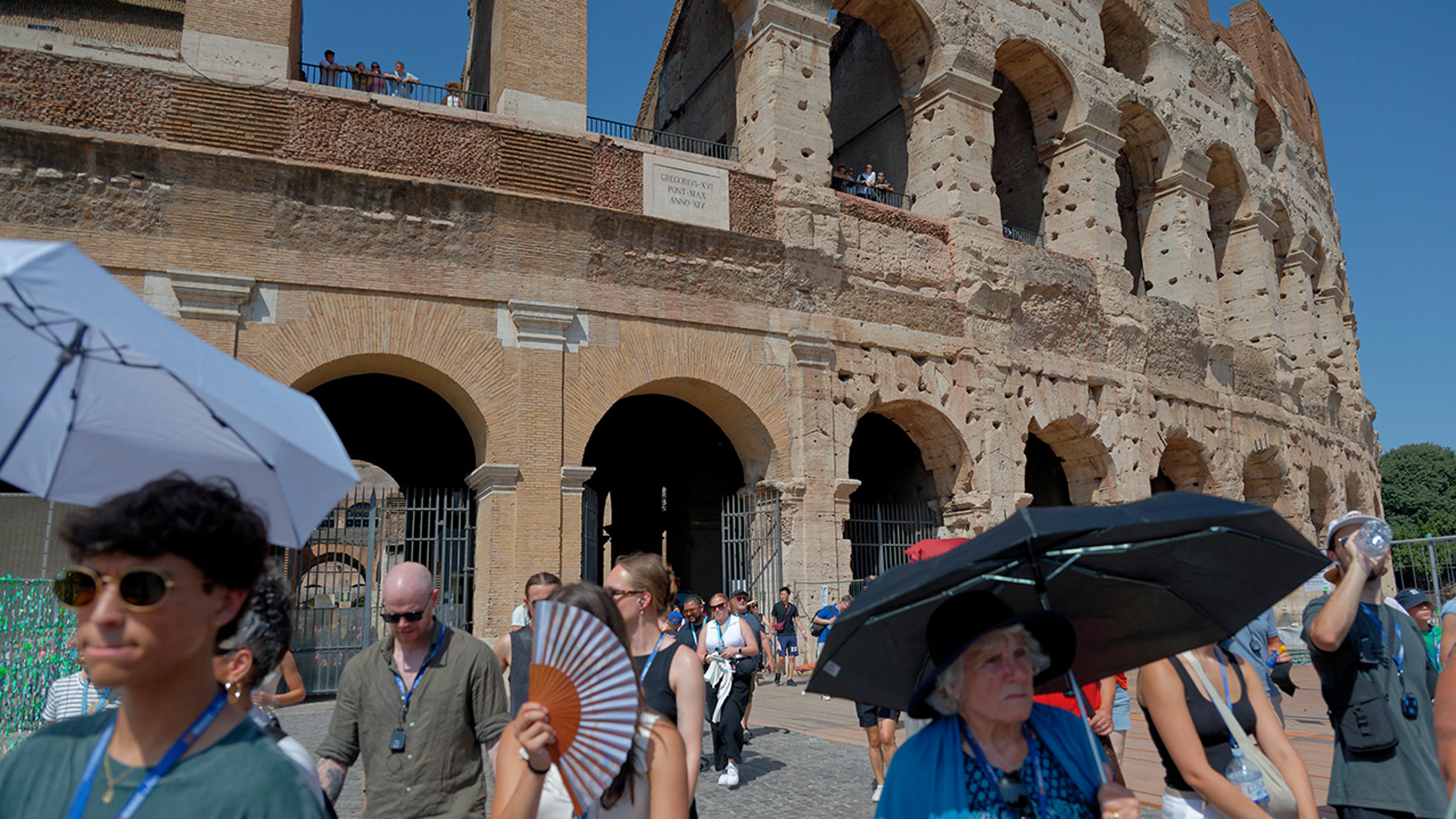 Rome, Italy, crowds
