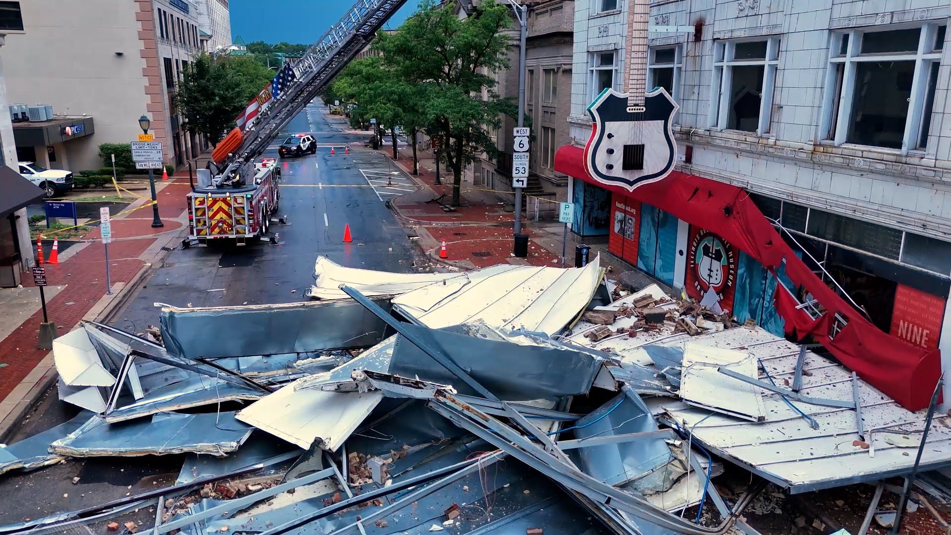 Storm Does Major Damage To Illinois Rock And Roll Museum