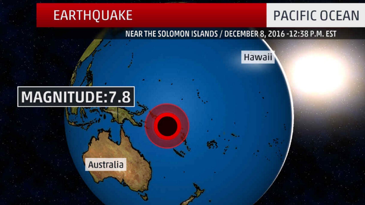 Earthquake strikes hawaii