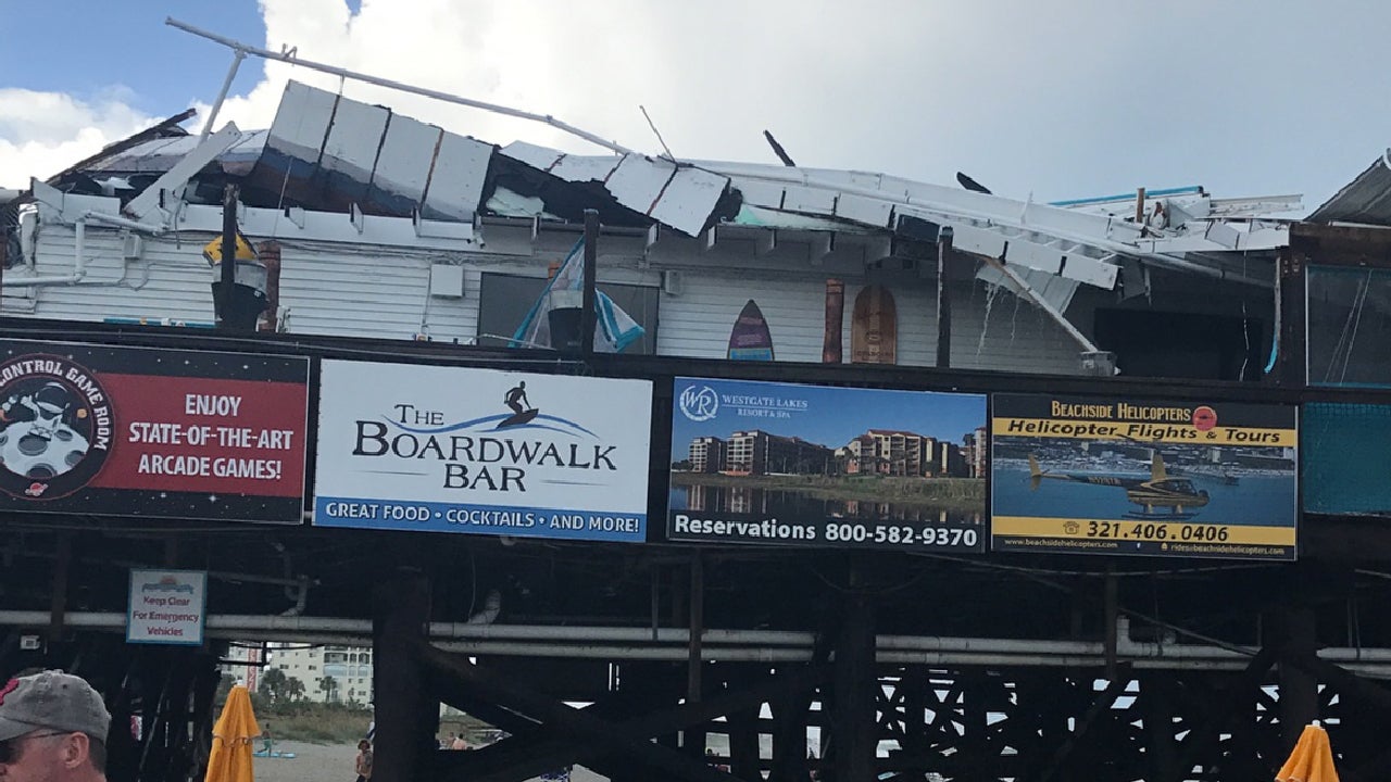Cocoa Beach Pier Damaged by Downburst; 3 Injured Weather Underground