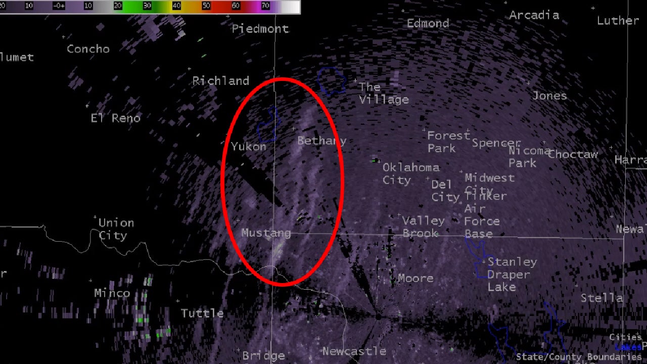 Rare LakeEffect Snow Fell on Oklahoma City This Week The Weather Channel