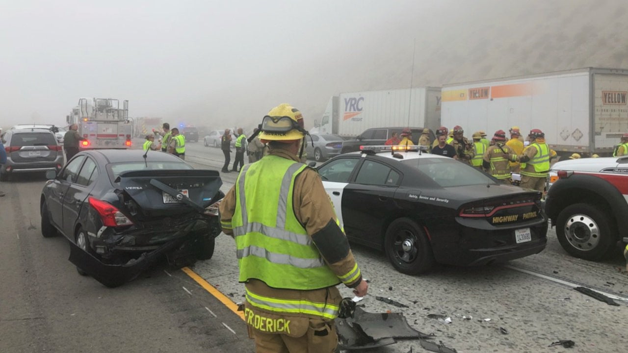 20Car Cajon Pass Pileup Injures 17, California Authorities Say The Weather Channel