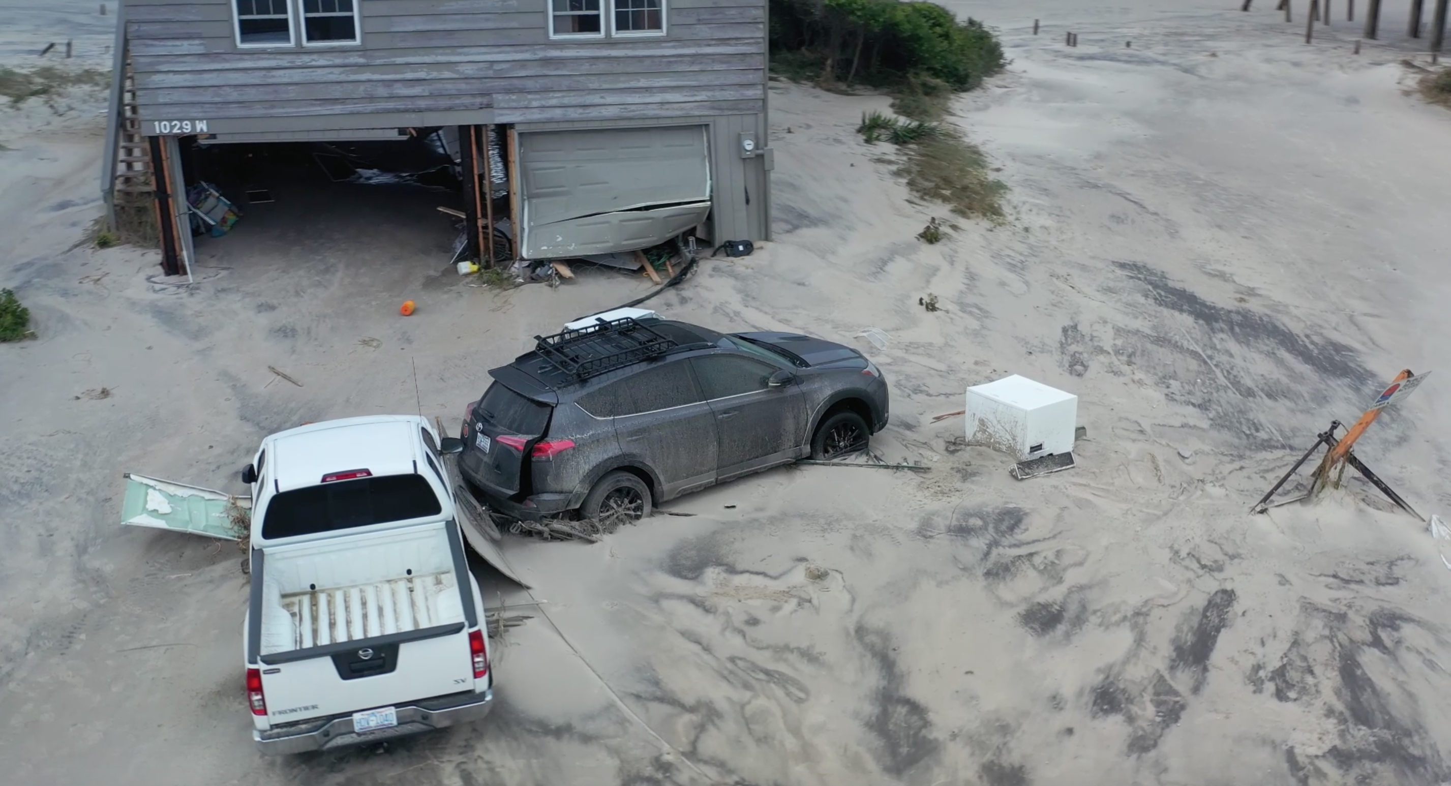 Before and After Images of Tropical Storm Isaias in North Carolina 