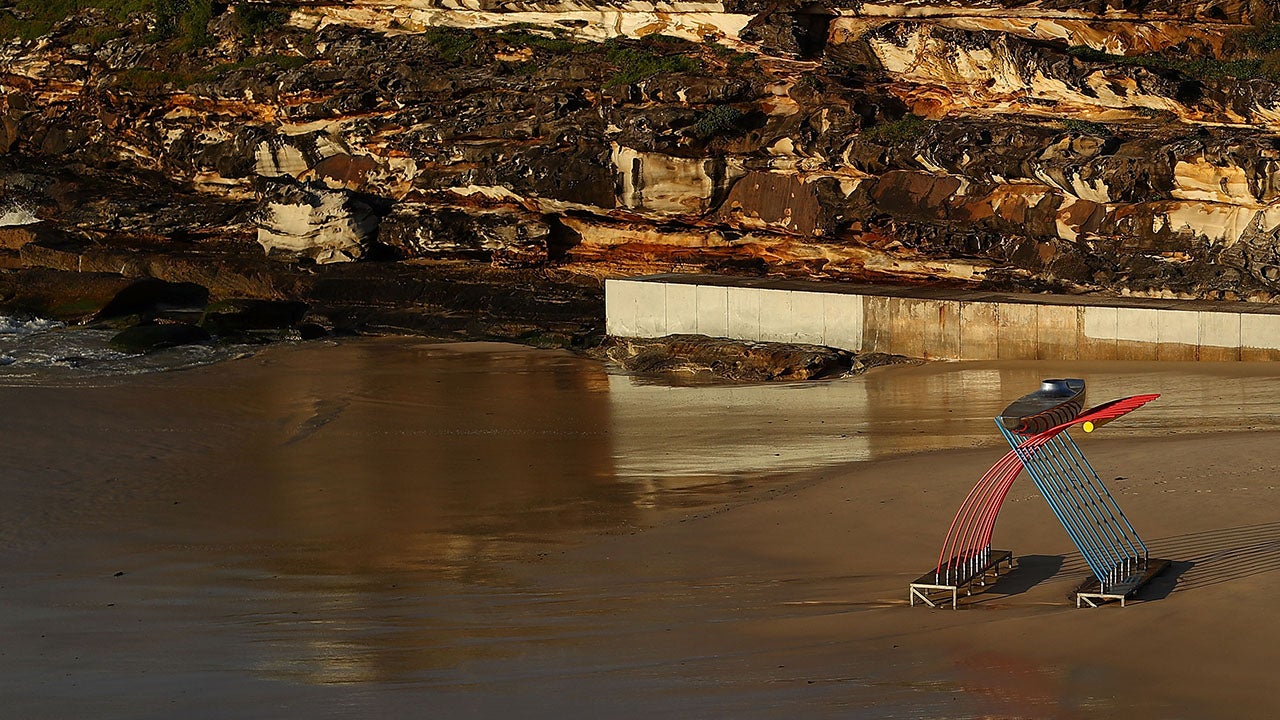 Sculpture by the Sea Artwork Damaged by High Tide (PHOTOS)