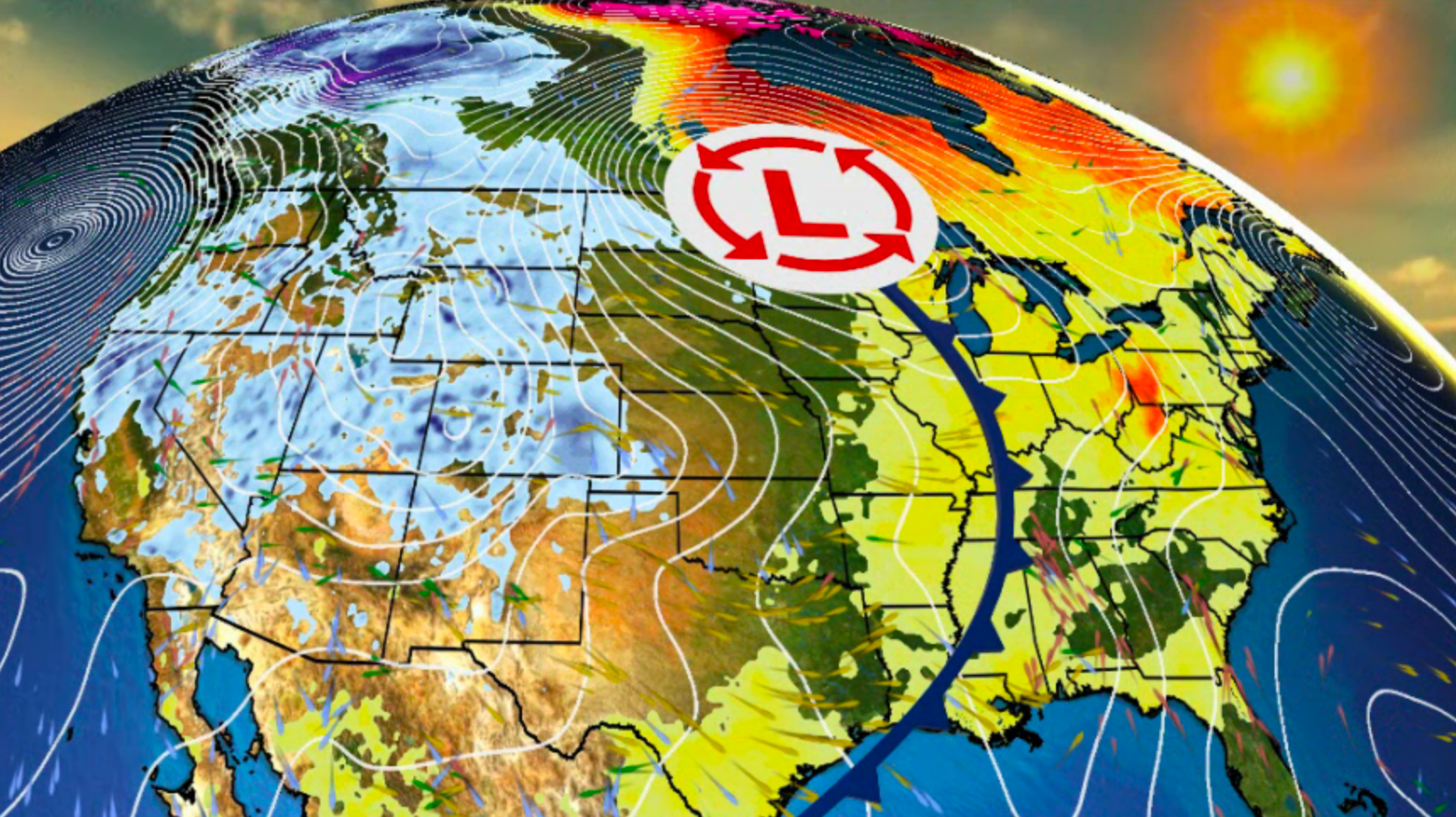 Front Ushers In Heavy Rain, Severe Threat To Eastern US