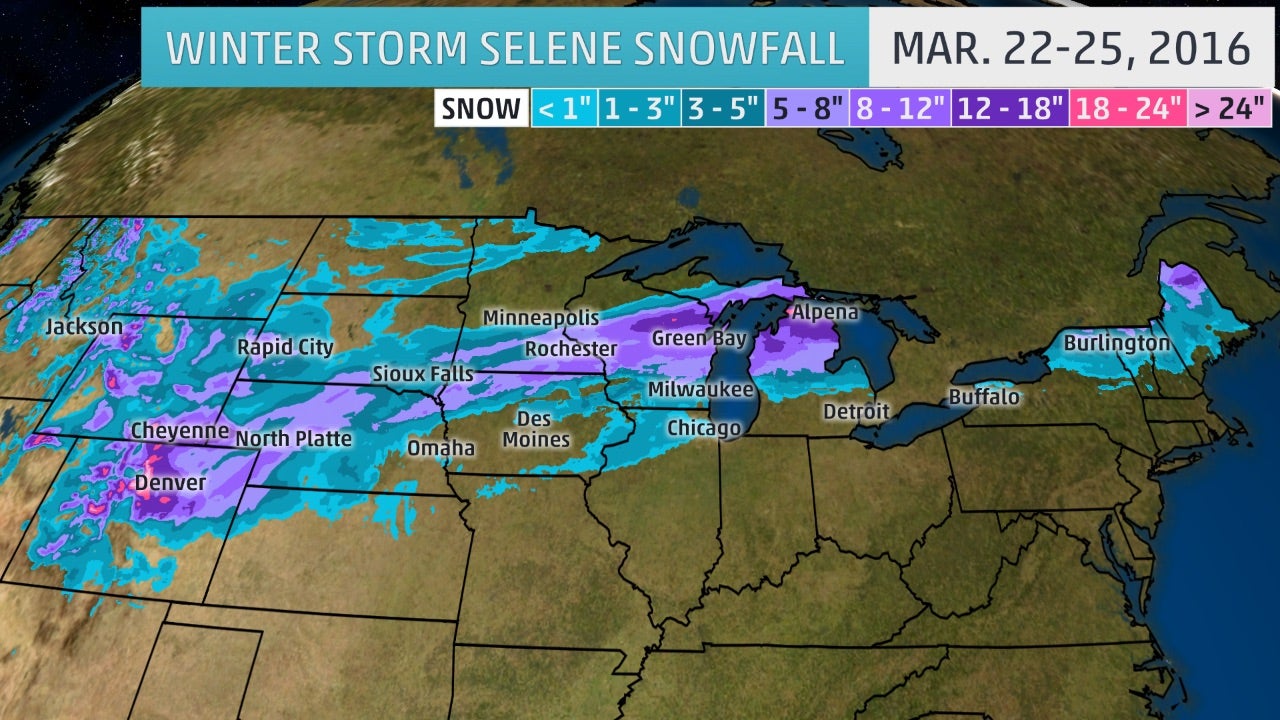 Winter Storm Selene (RECAP) The Weather Channel