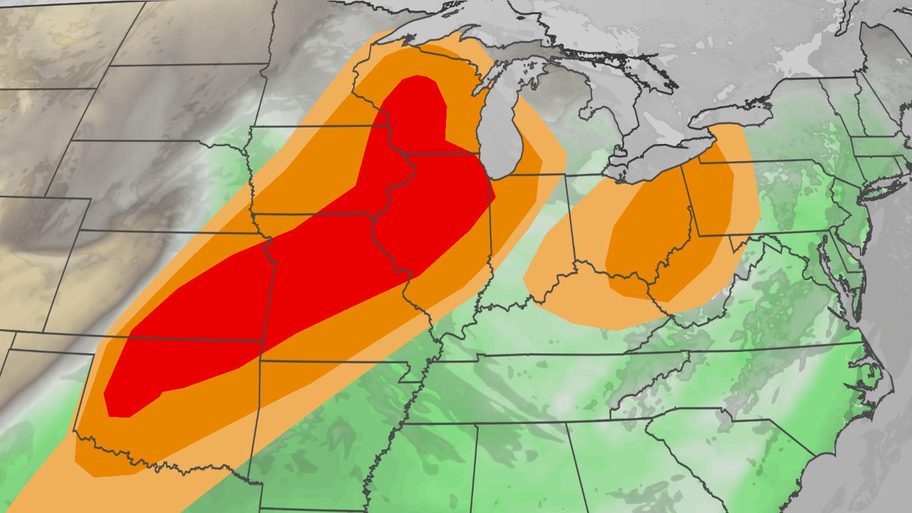 Severe Weather, Including Tornadoes And Flooding, Friday In Plains, Midwest