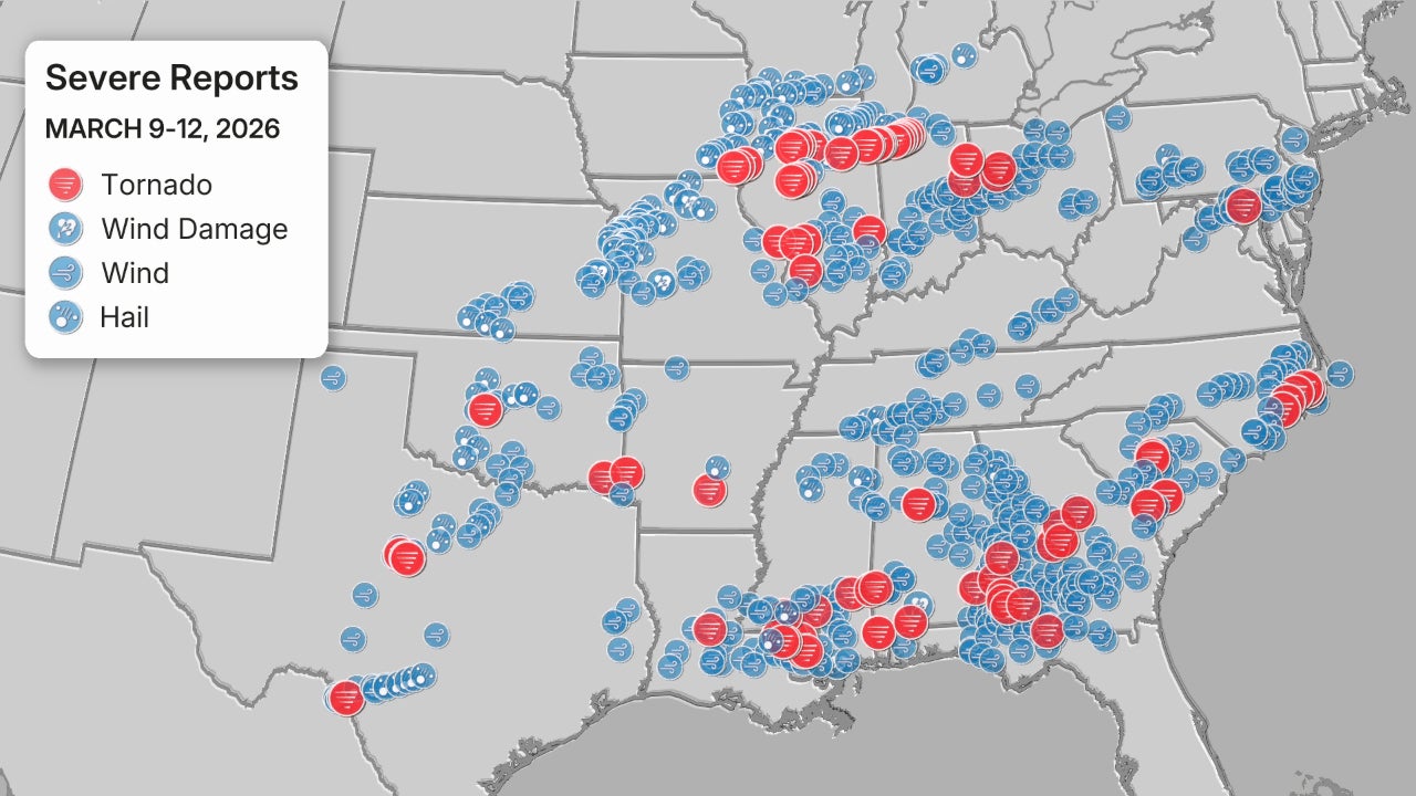 severe outbreak recap mid March 2026