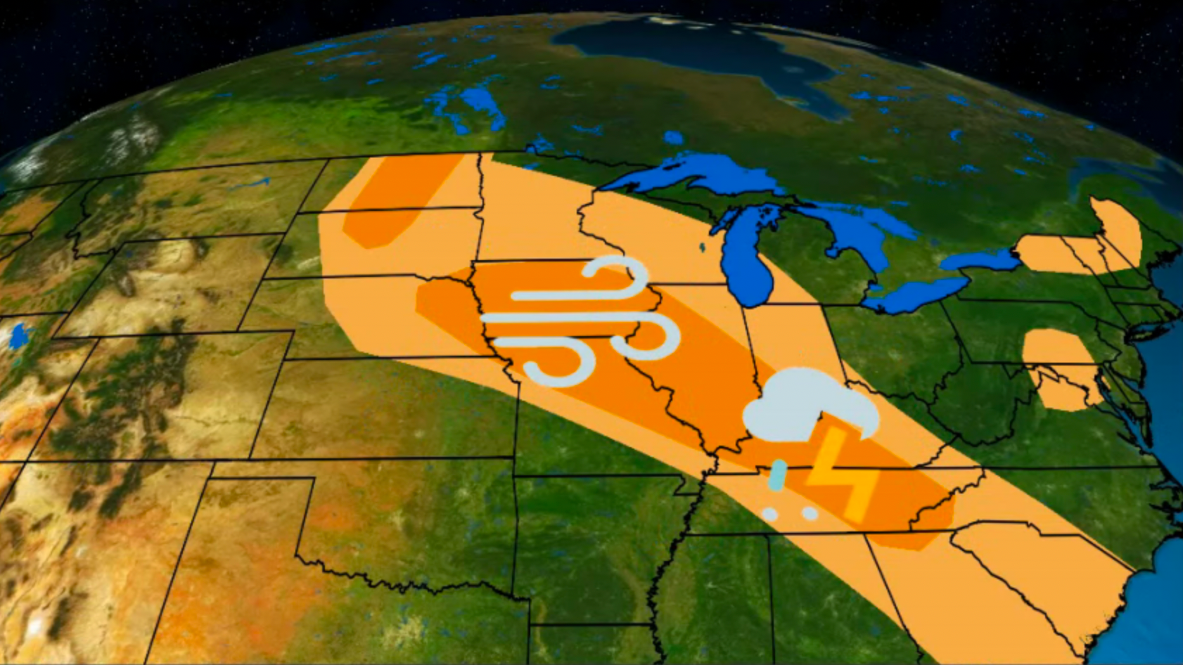 Wind, Hail, Tornado Threat For Plains, Midwest Midweek