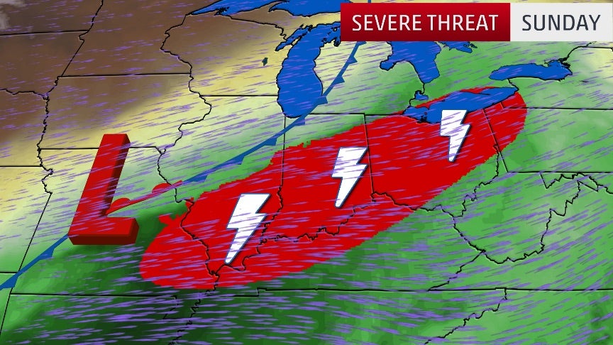 Severe Thunderstorms, Including a Few Tornadoes, Returned to Parts of the Midwest, Ohio Valley Sunday (RECAP)