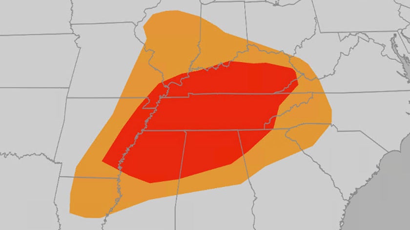 Outbreak Of Severe Weather Shifts Into South, Ohio Valley With Strong Tornado, Widespread Wind Damage Threats