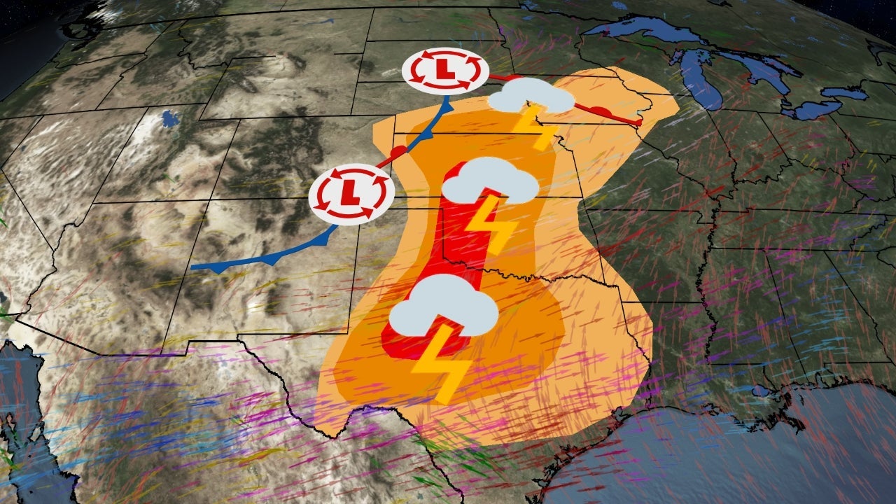 Severe Weather, Flooding Rain Threats Continue To Plague Plains, Midwest