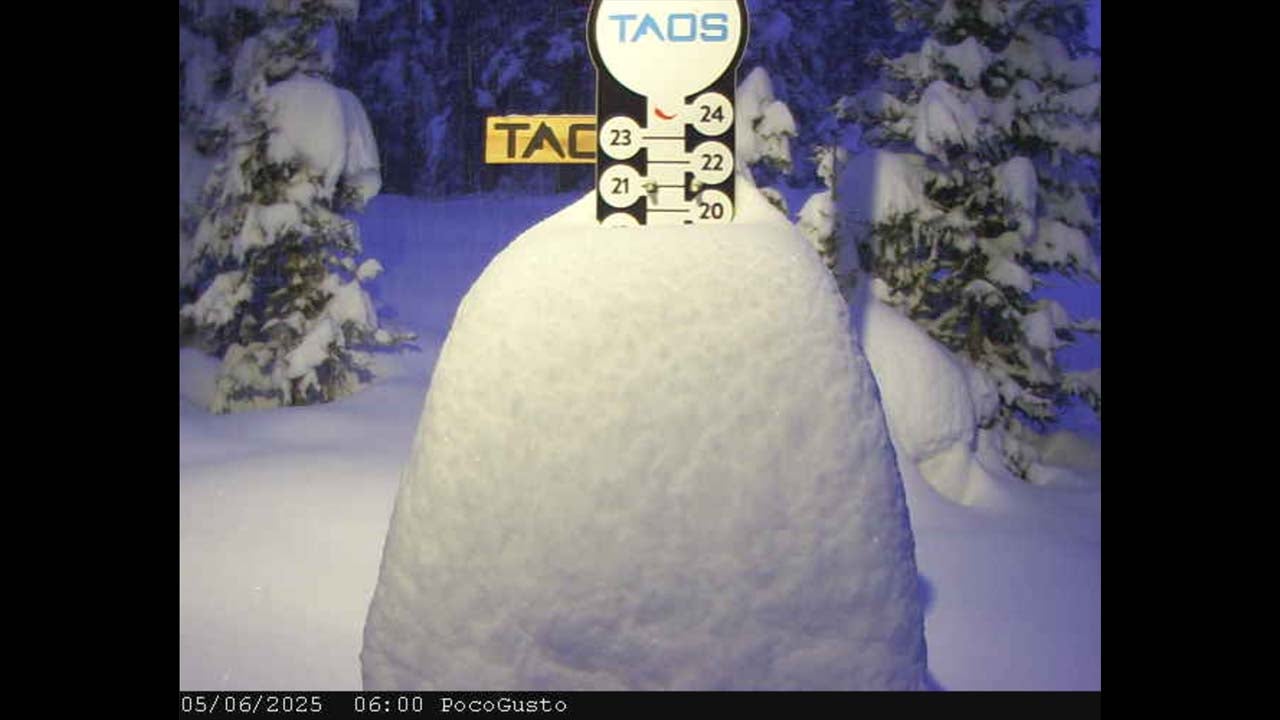 Taos Ski Valley snowstorm May 2025