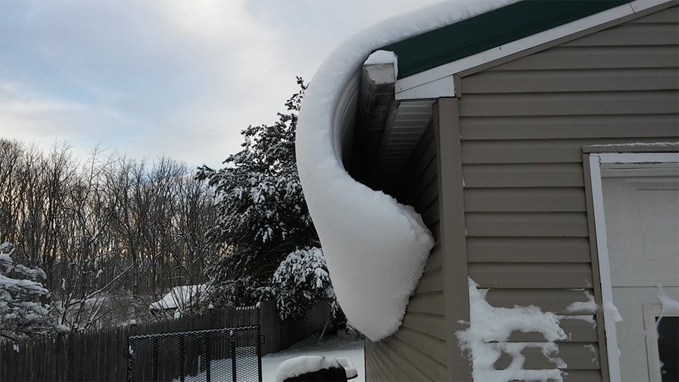 Melting Snow Can Make For Strange Sights on Roofs, Vehicles and Decks ...