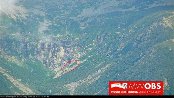 Snowpack Remains in New Hampshire's Tuckerman Ravine Into August 