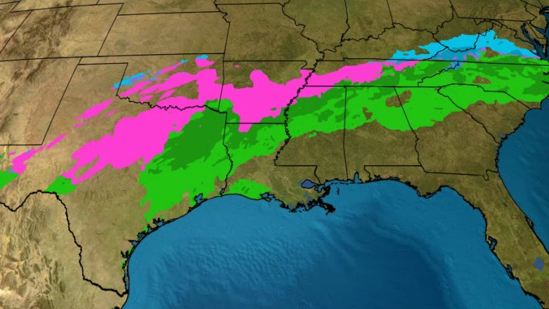 Last Day For Icy Conditions In Texas, South Before Temperatures Warm Up