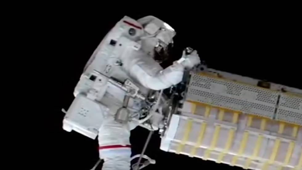 NASA Video Shows Astronauts On Spacewalk Outside Of The International Space Station