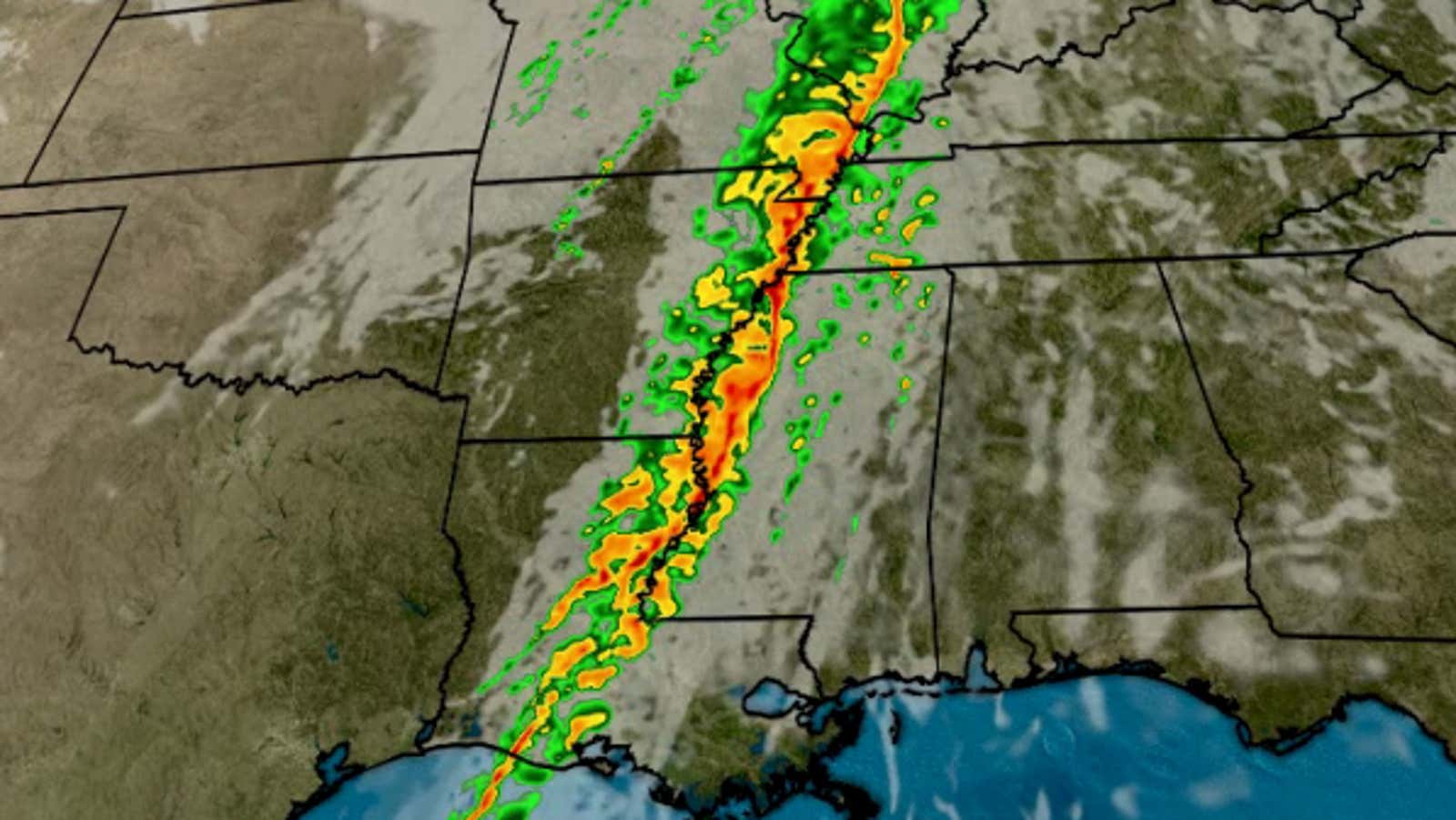 Weather Map Examples Here's Why Squall Lines Are a Serious Danger | Weather.com