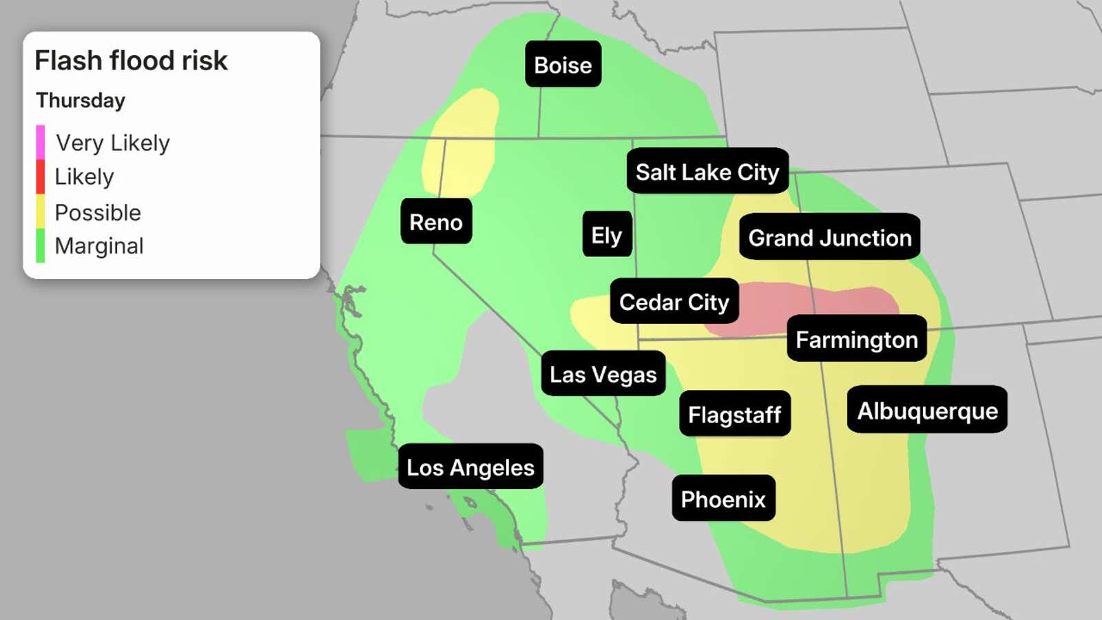 DCT_SPECIAL19_1280x720 Flood risk, severe storms threat from California to Colorado