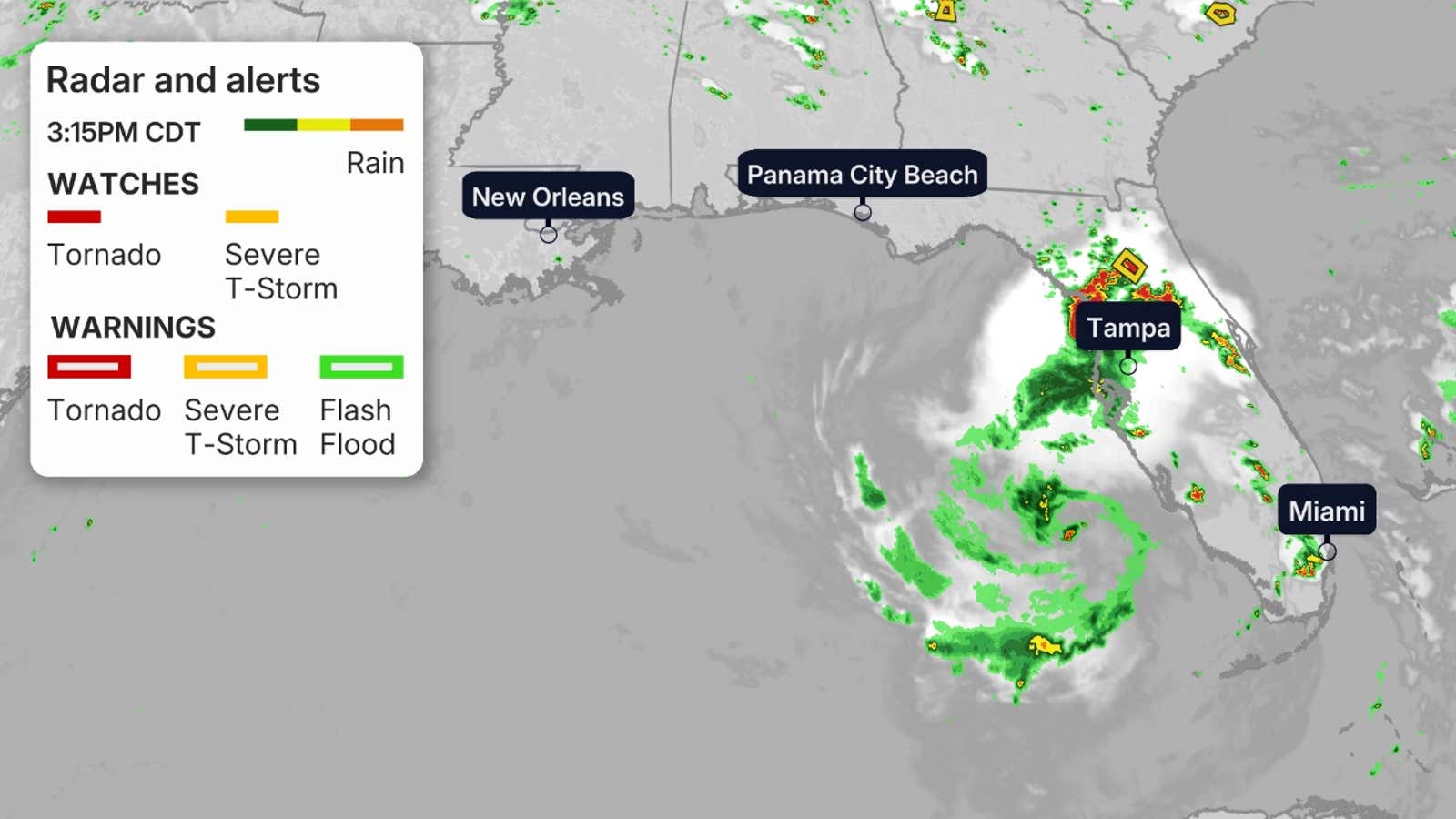 Possible area(s) of tropical development