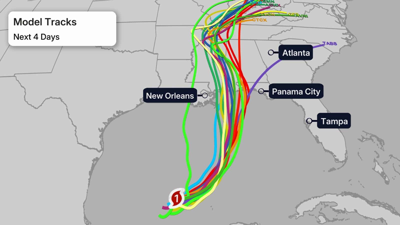 Hurricane watches in effect along the Gulf Coast for Isaias 5 DCT26