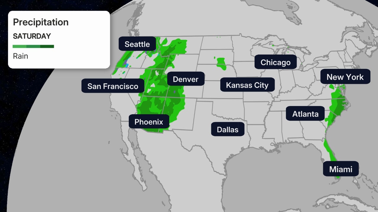 Football Weekend Forecast: Rain Concerns For NCAA, NFL In East, West
