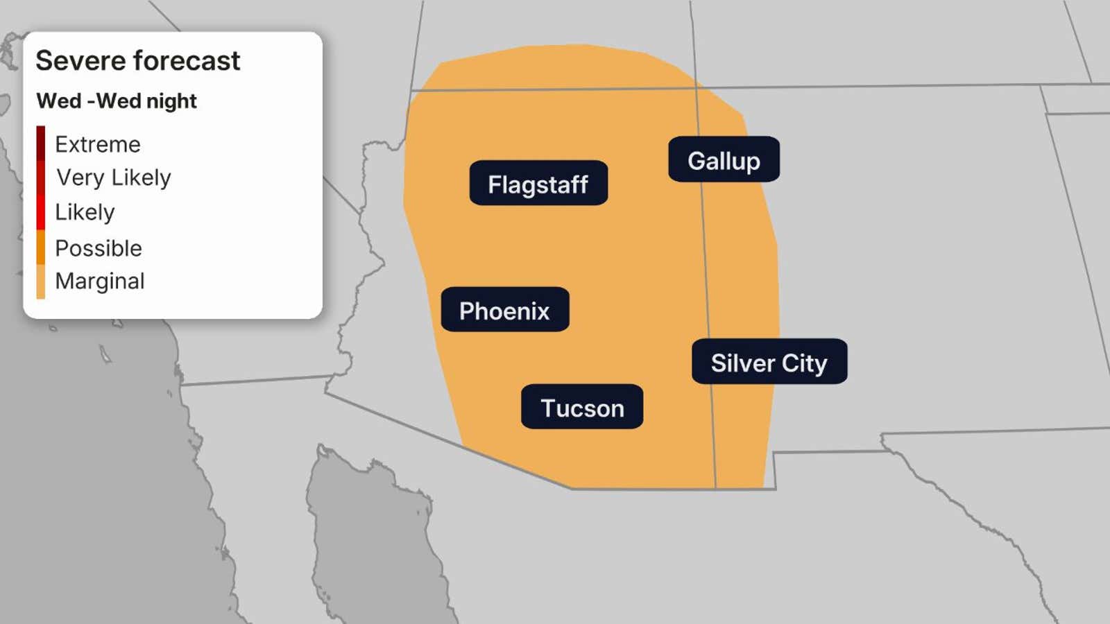 Trudy's Moisture Will Trigger Flood Risk Across Southwest U.S. 4 DCT43