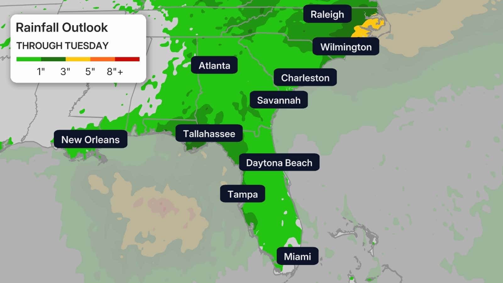 Rainfall outlook