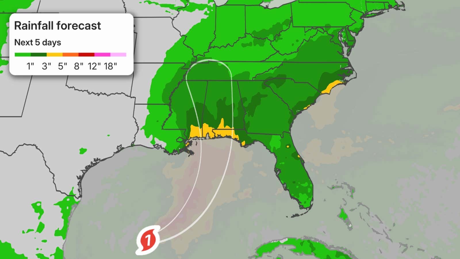 Hurricane watches in effect along the Gulf Coast for Isaias 8 DCT48