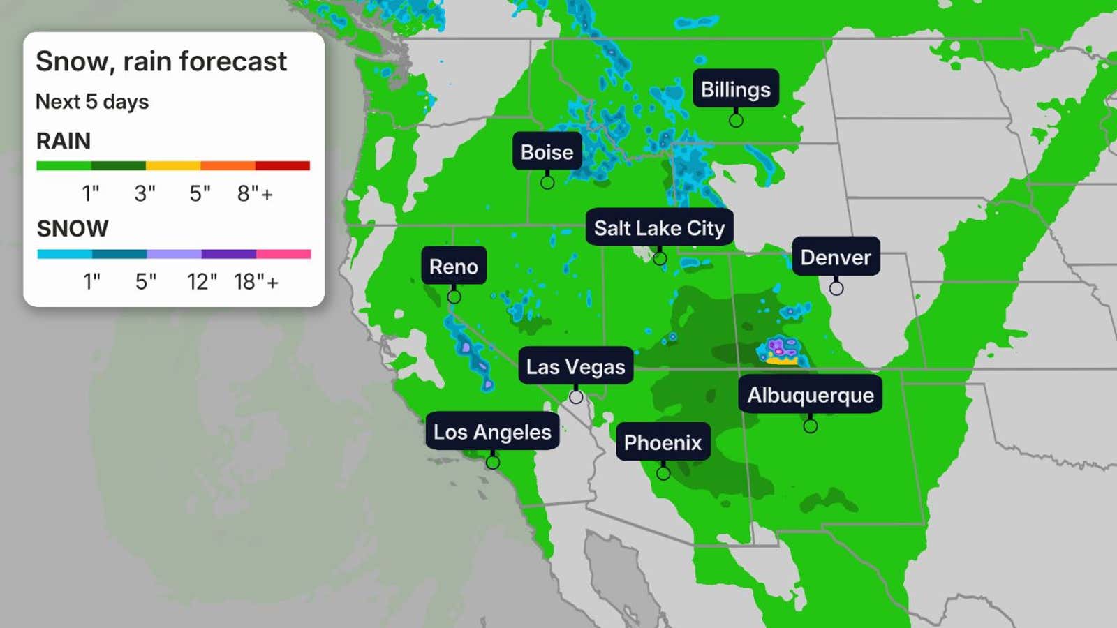Trudy's Moisture Will Trigger Flood Risk Across Southwest U.S. 6 DCT49