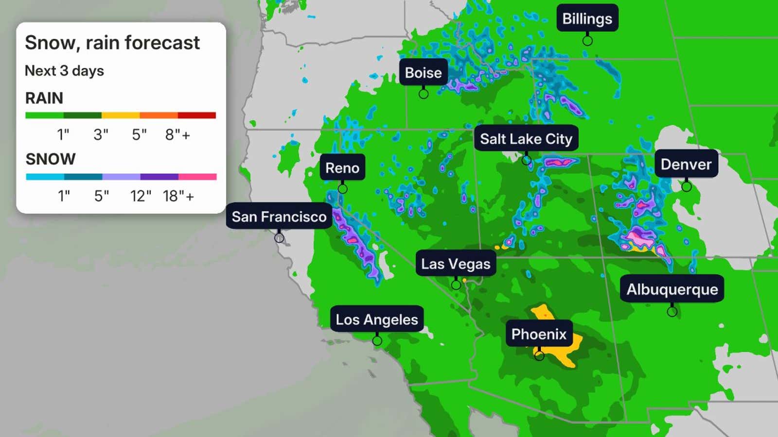 Pineapple Expresses Flood Threat for California, Southwest 4 DCT49