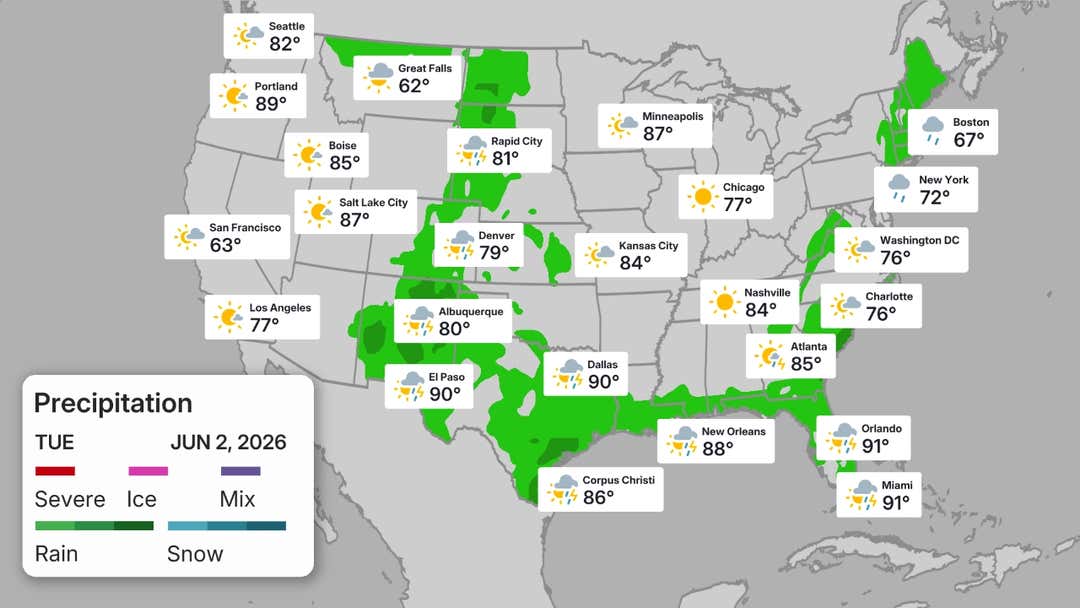 Live Travel Maps And Forecast Tracker | Weather.com