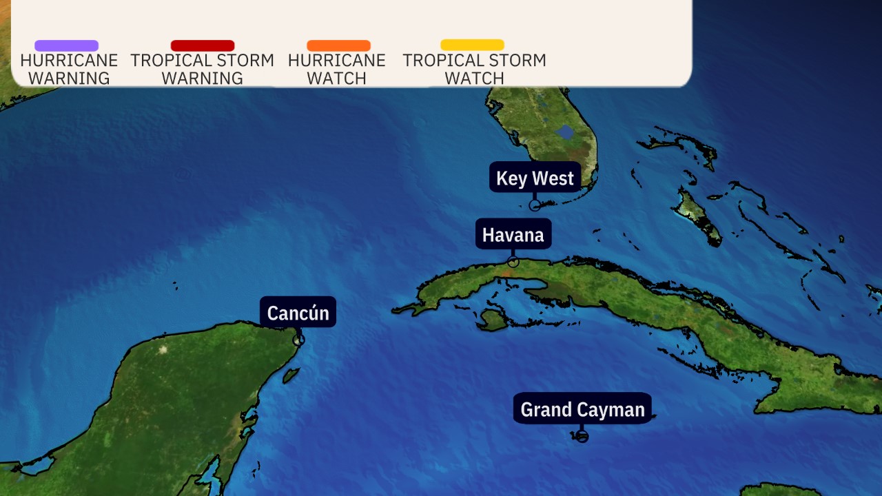 Hurricane Gloria Tracking Chart