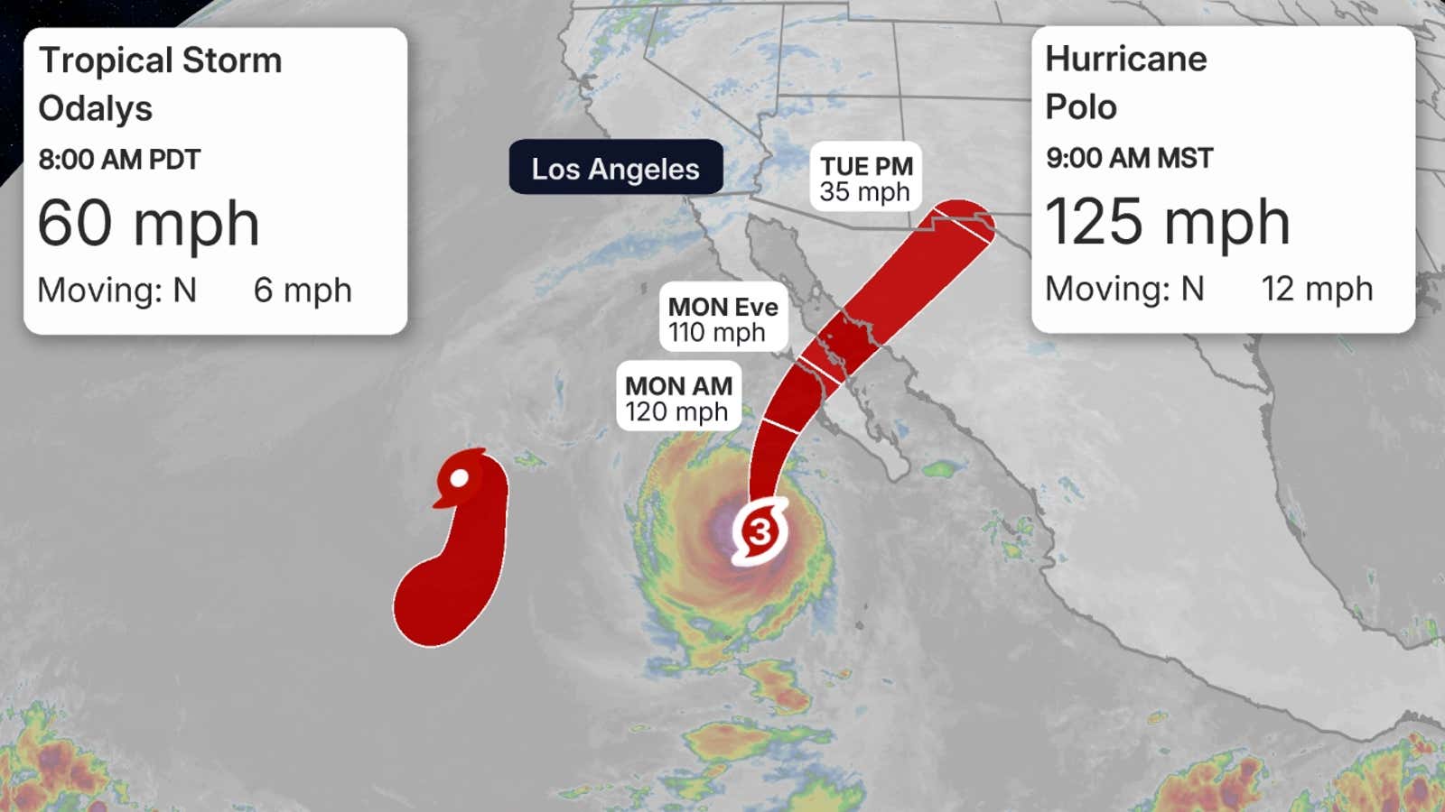Hurricane Season Map Tracker: Latest Forecasts and More 7 Pacific Storm Information 4