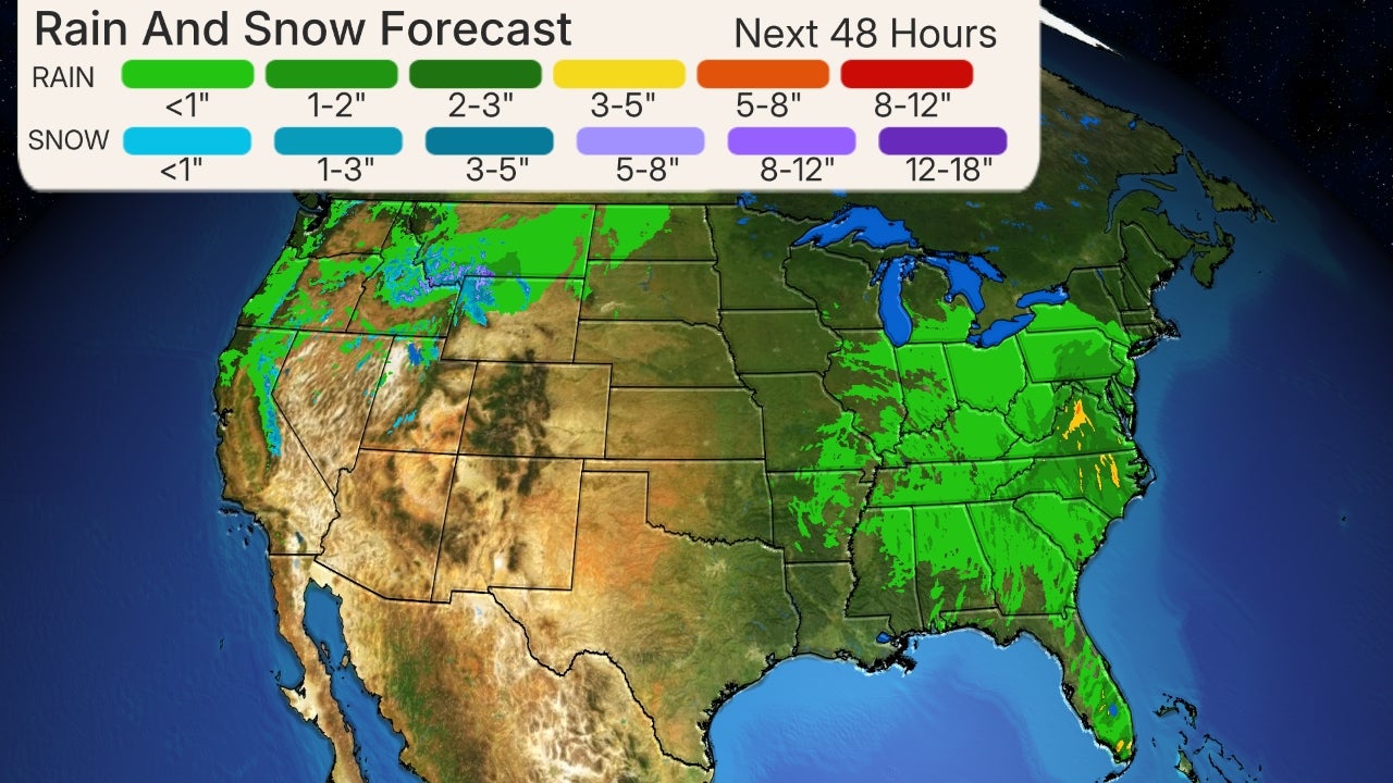 Weather Channel Precipitation Forcast