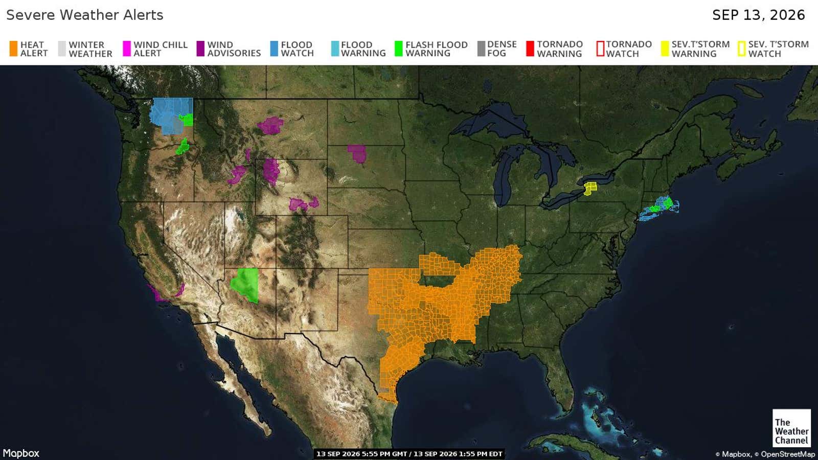 USA: Severe Weather Warning