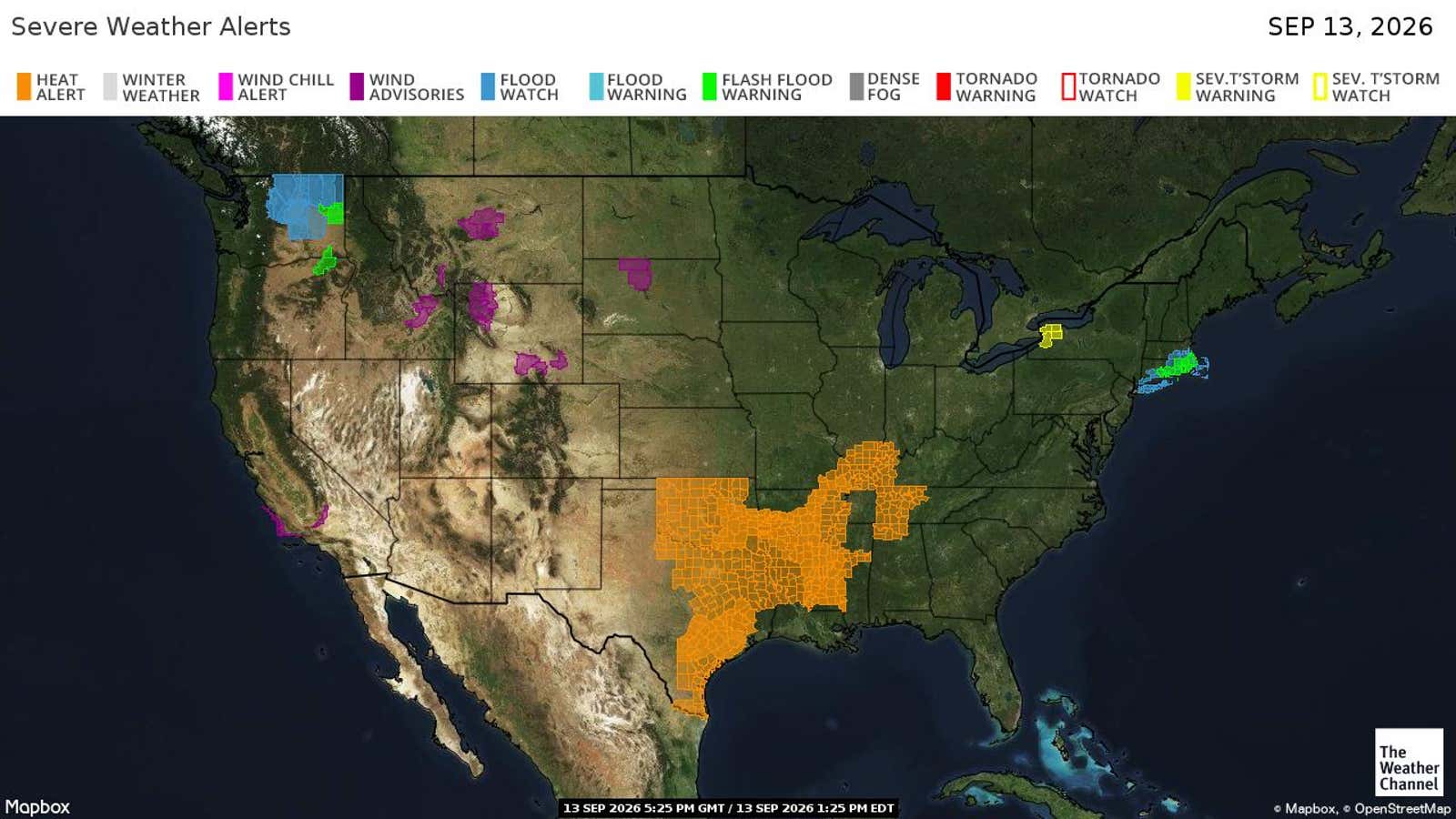 US: Severe Weather Alerts