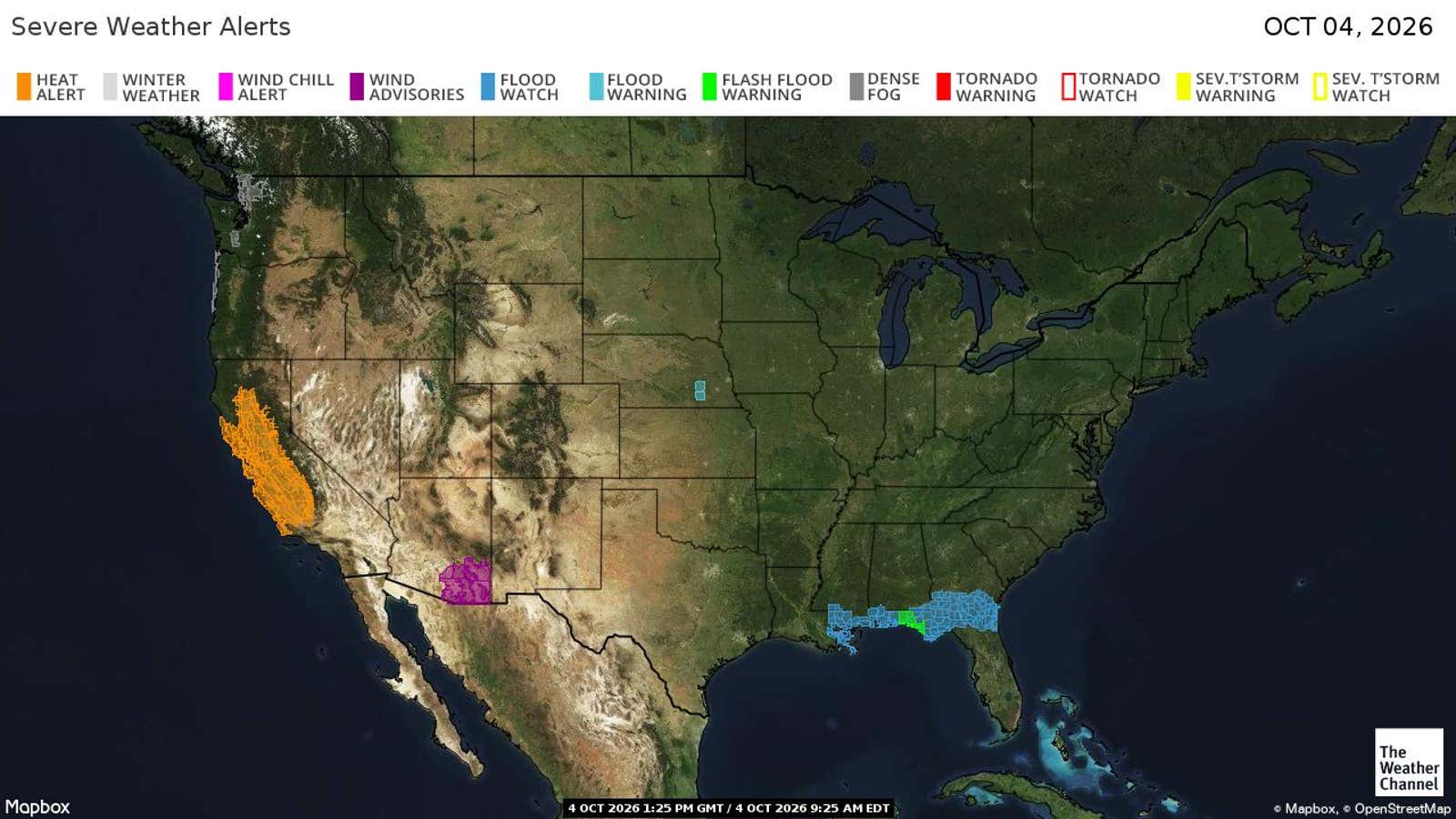 US: Severe Weather Alerts