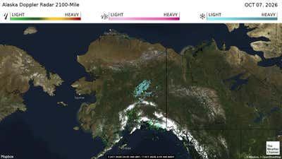 Current precipitation in Alaska.
