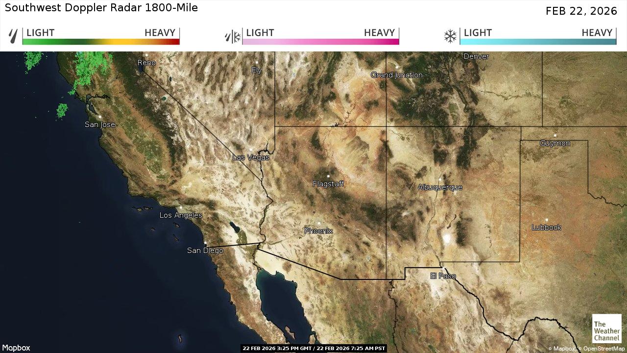 Southwest US Doppler Radar