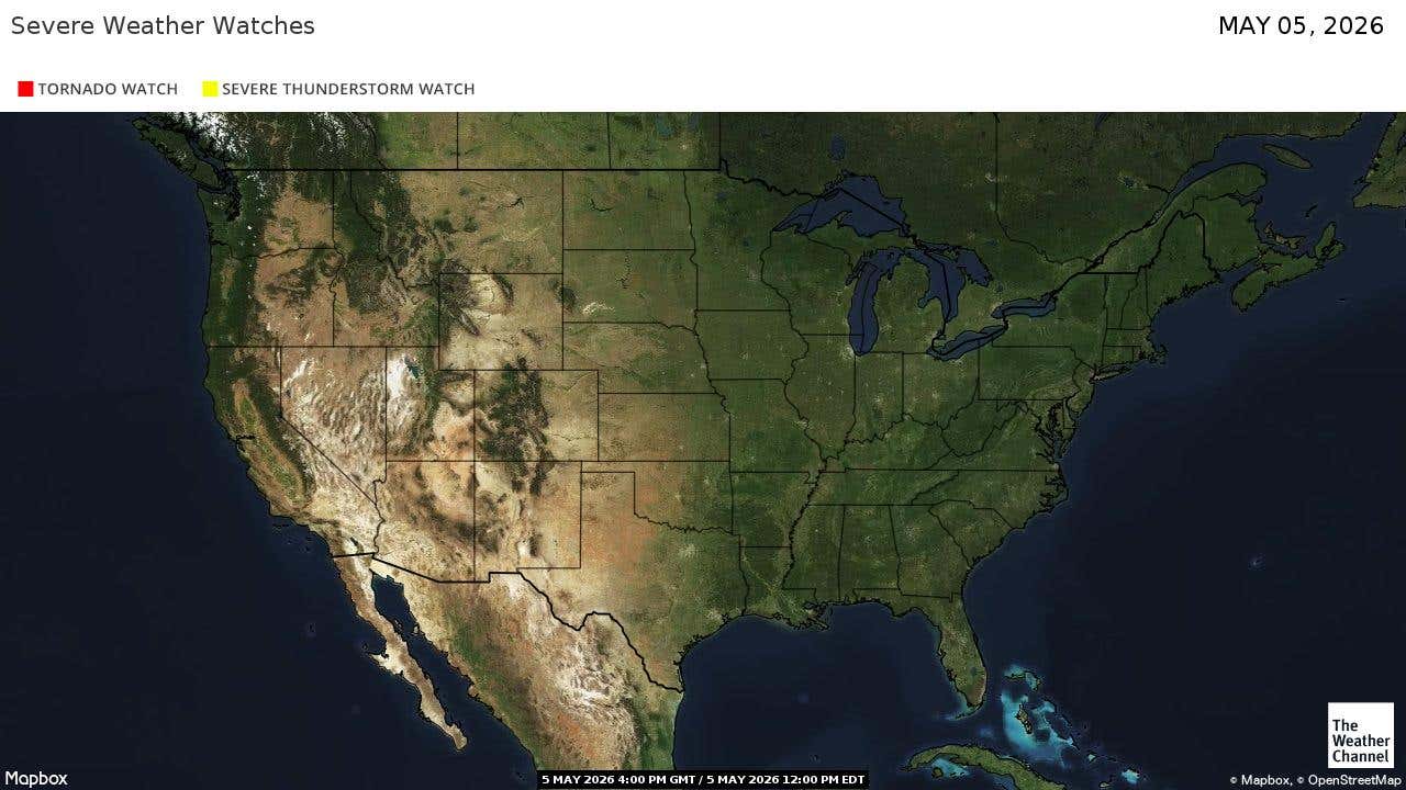 Severe Thunderstorm Warning Issued Across Central and Eastern US as First Full Week of May Begins — image 5