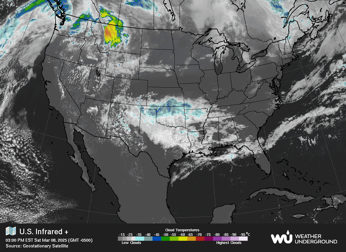 United States Infrared Satellite | Satellite Maps | Weather Underground