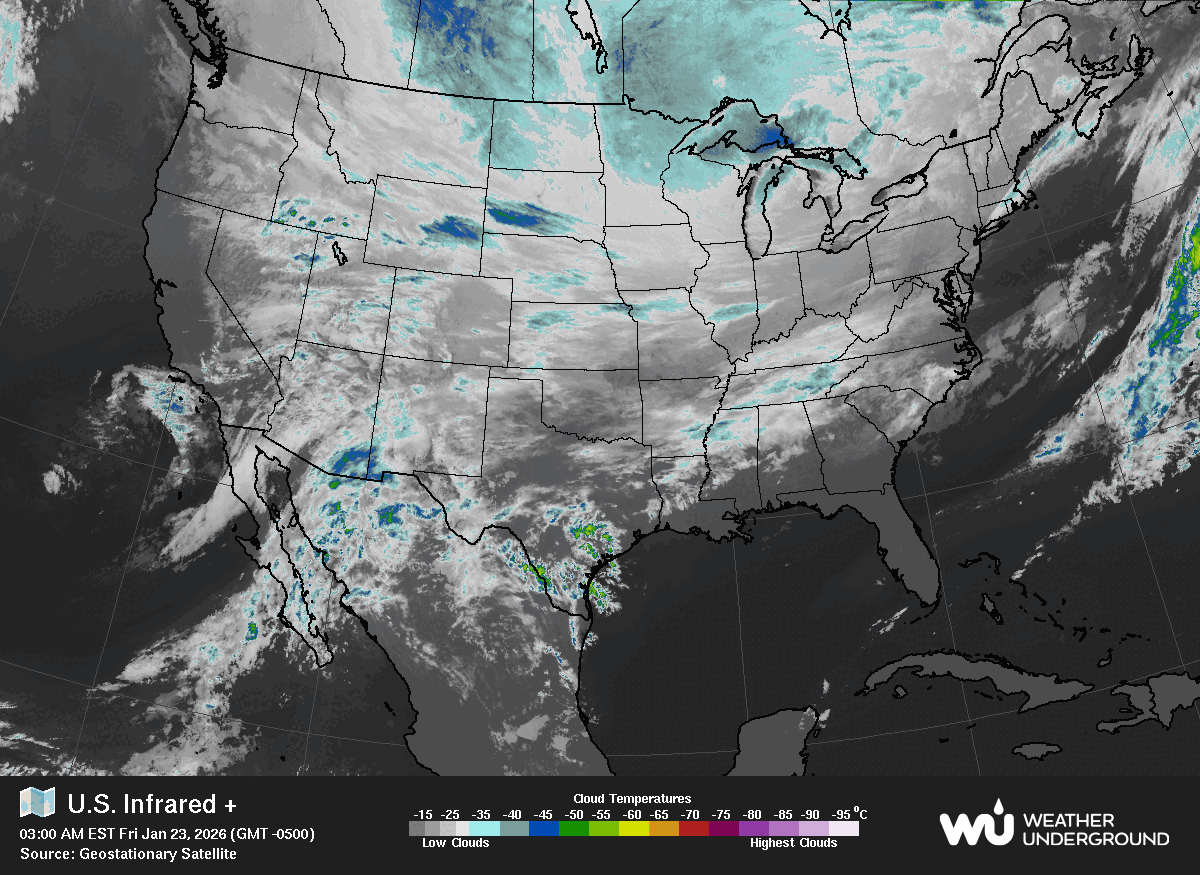 Current West Coast Pacific Satellite Loop