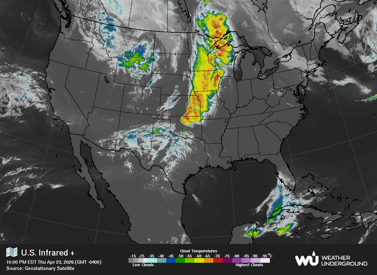 Current West Coast Pacific Satellite Loop